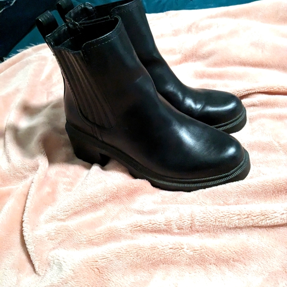 Black Combat Boots